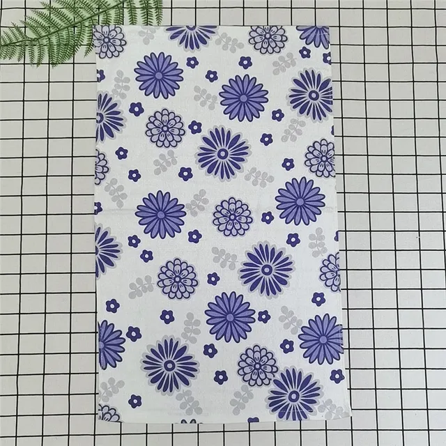 1Pc 41x64cm Cotton Tea Towel Dish Cleaning Cloth Colorful Printed Napkins Cooking Tools Kitchen Towels Style 6