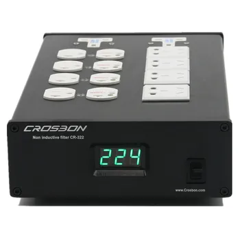 

Crosbon CR-322 3000W Non Inductive Filter Power Supply Audio Purification Processor HiFi Power Socket Strips PSU