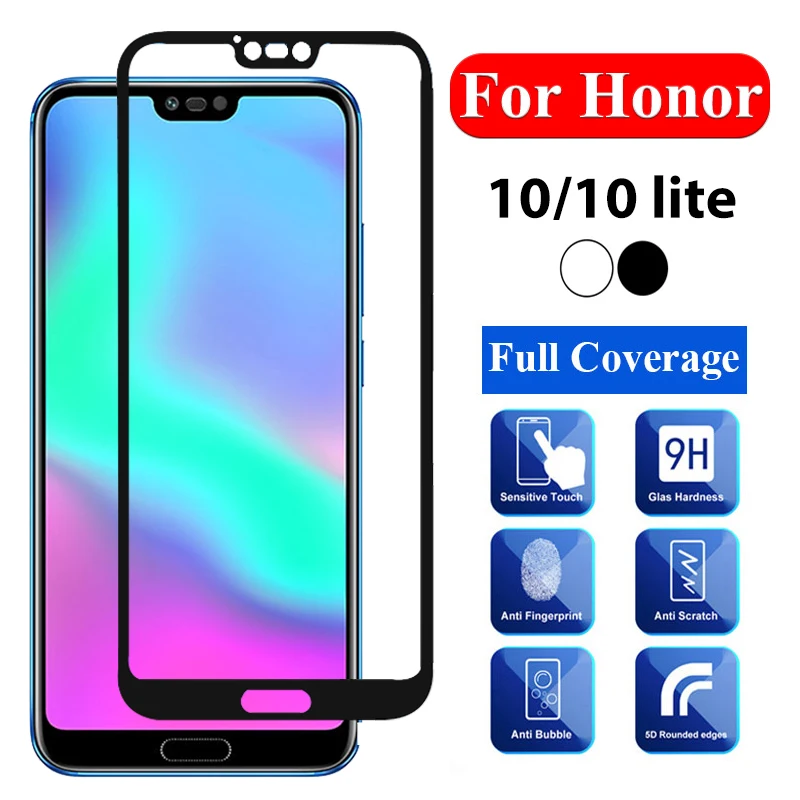 Защитное стекло для huawei honor 10 lite Защитная пленка экрана light lite10 закаленное huaway honer
