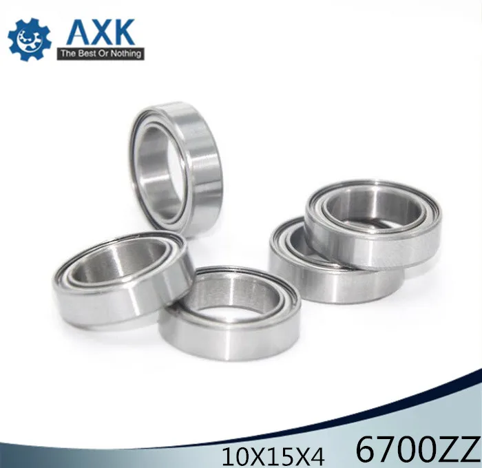 6700ZZ Bearing 10x15x4 mm ( 50 PCS ) ABEC-1 Slim Thin Wall 6700 ZZ Ball Bearings 6700-2Z 6700Z