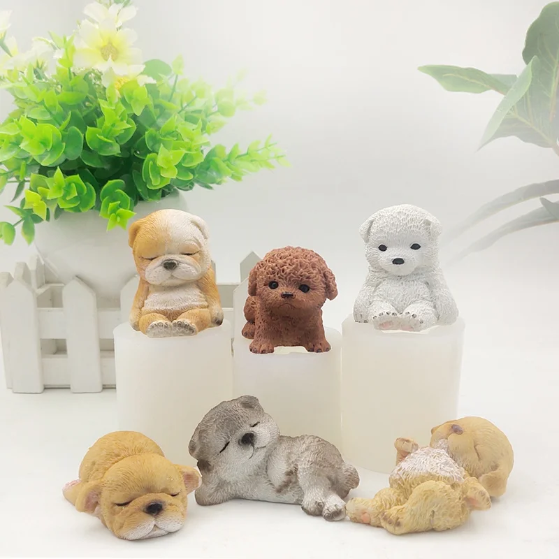 Stampo In Silicone 3D A Forma Di Cane Labrador - Alimentare E Flessibile Per Cioccolato, Resina, Sapone E Gesso - Dimensioni 6,9x6,5x3,8 Cm - 2