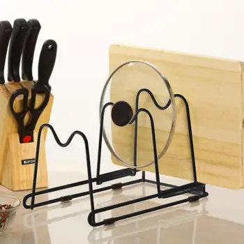 

High Quality Adjustable Tableware Shelf Kitchen Multifunction Cutting Board Tableware Shelf Iron Material Can Be Flat Or Upright