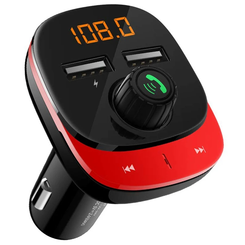 Bluetooth fm-передатчик для автомобиля, автомобильное зарядное устройство, автомобильные комплекты для звонков без рук, u-диск, tf-карта, Bluetooth музыкальный плеер