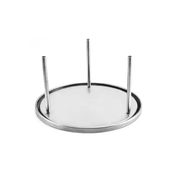 

Stainless Steel 2 Tier Spices Turntable 360 Degree Rotating Fruit Tray Kitchen X7YD