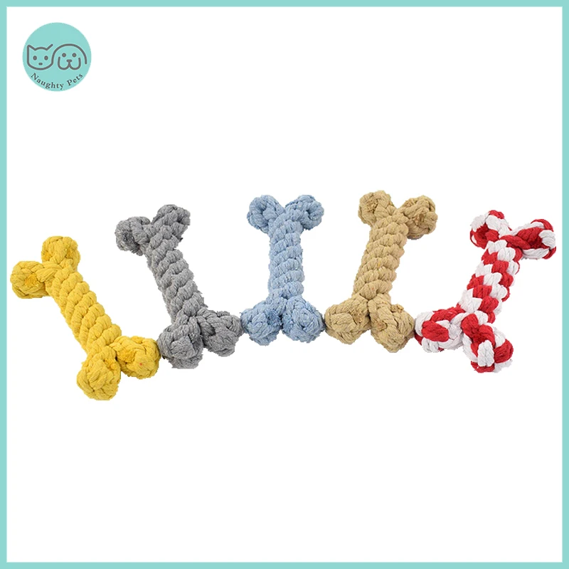 Teething Toys Pets-Accessories Bones-Shape Puppy Chew Small Dogs Cotton Bite-Resistant