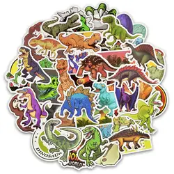 50 шт./партия мультфильм Динозавр детские наклейки мультфильм игрушка для детей водонепроницаемые Стикеры для dIY Скрапбукинг мотоцикл стол