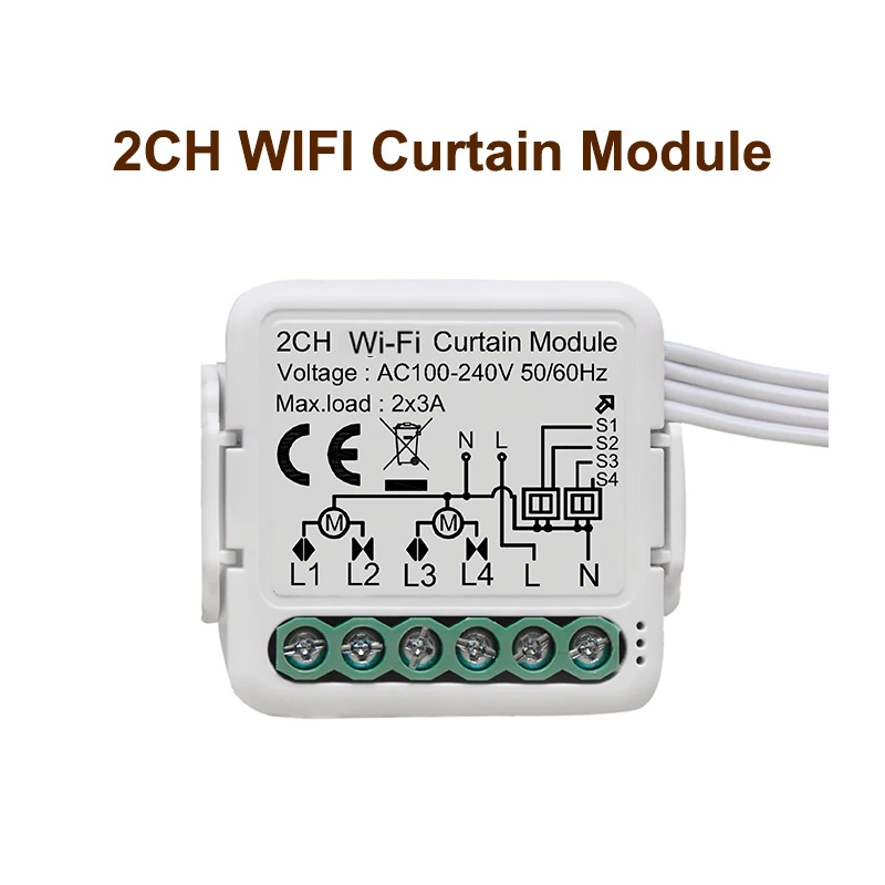 Smart WiFi Curtain and Blind Switch