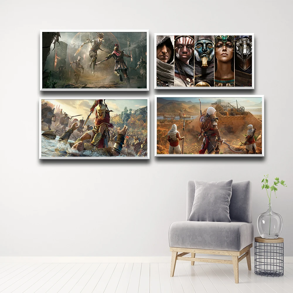Пользовательские Assassin's Creed модные фотографии на холсте художественные принты