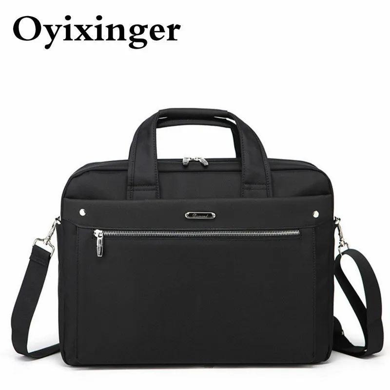 

2019 Business Nylon Handbag Laptop Briefcase Business Men 15" 16 Inches Ladies Bags Bolsos Mujer De Marca Famosa For Macbook Pro