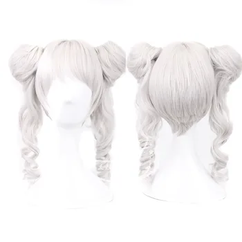 

New arrival top quality Miracle Nikki cos hat wigs Double Tiger Clip cosplay Wig wholesale