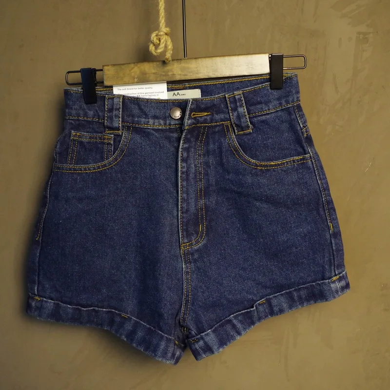 Женские ковбойские шорты aajeans с высокой талией в европейском и американском стиле