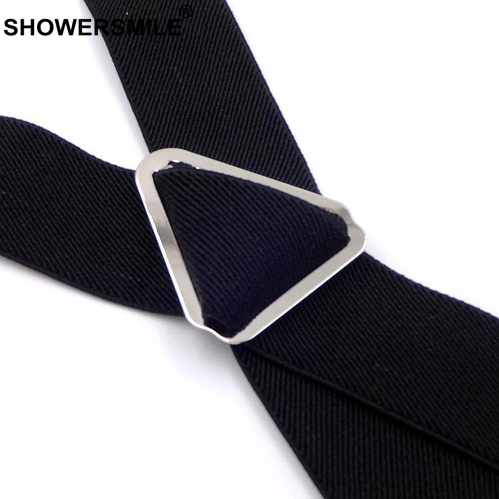 SHOWERSMILE Для мужчин Susupenders с рисунком гусиные лапки эластичный Подвеска для