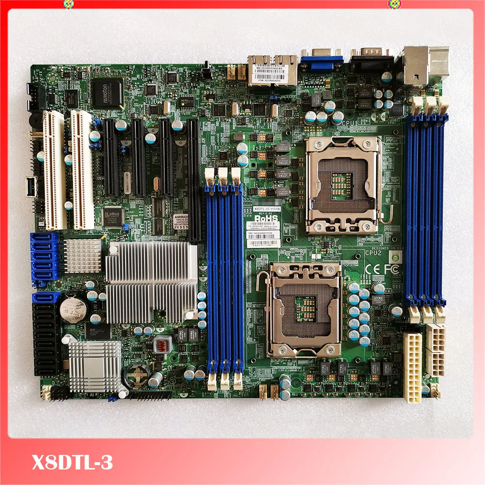 Оригинальная Серверная Материнская плата Supermicro X8DTL-3 X58 хорошего качества |