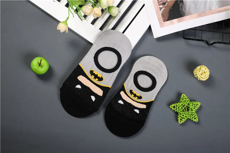 Disney Детские Носки с рисунком с героями комиксов Марвел, Железный человек Superman Spiderman Batman детские толстые хлопковые дышащие носки лодка Носки