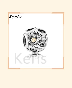 

100% 925 silver sterling 1:1 authentic 792108cz heart of romance charm charm charm bracelet original women's jewelry