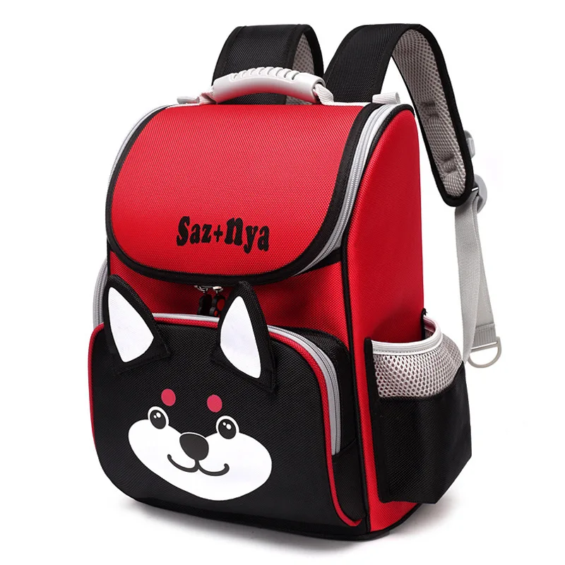 

Primary School Bag CHILDREN'S Rucksack Kindergarten Bag Cartoon Cute School Bag Young STUDENT'S Spine-Burden Relieving Schoolbag