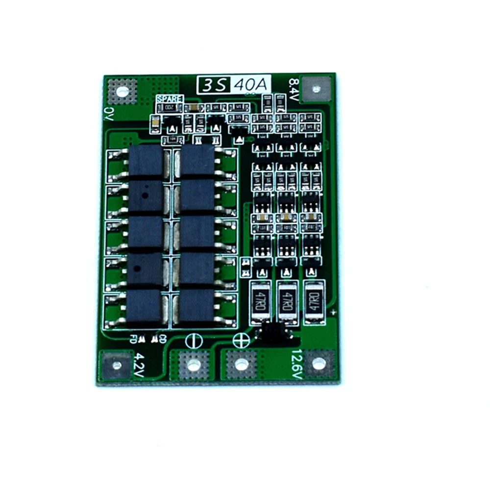 4S 40A/3S 40A литий-ионная батарея зарядное устройство PCB плата защиты BMS с балансом для бурильного мотора 12,6 в 16,8 в Lipo сотовый модуль