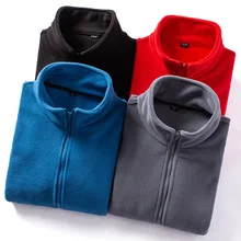 GustOmerD 2019 Autumn Winter Mens Sweatshirts Solid Slim Fit Soft Fleece Warm Hoodies Men Stand Collar Zipper Coats Men Hoodies