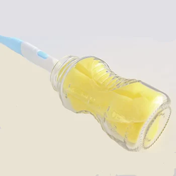 

Triple Brush Set - Baby Bottle Removable Cleaner Brush, Feeding Mamadeira Nipple Brush & Straw Cleaner Limpia Biberones
