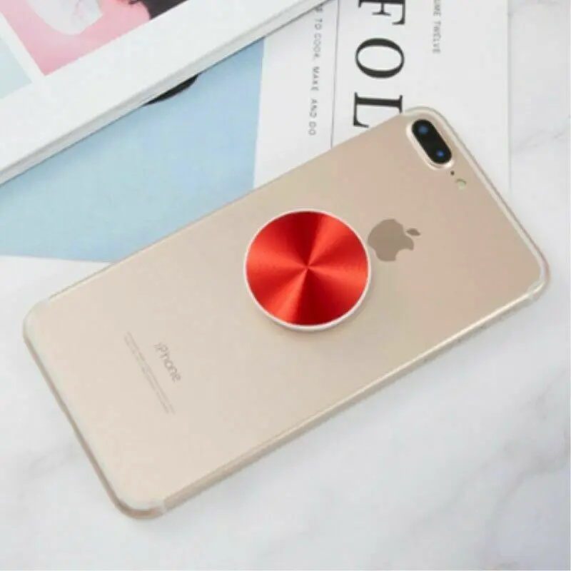 Красный Universal Expanding Grip Lazy Bracket Phone For Mobile Phones Round Phone Holder Telescopic Airbag Mobile Phone Holder - Цвет: Красный