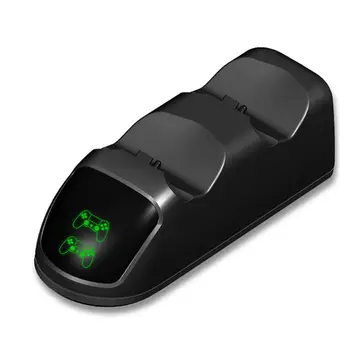 

Dual Dock PS4 Controller Charger Game Joypad Joystick Charging Station Stand