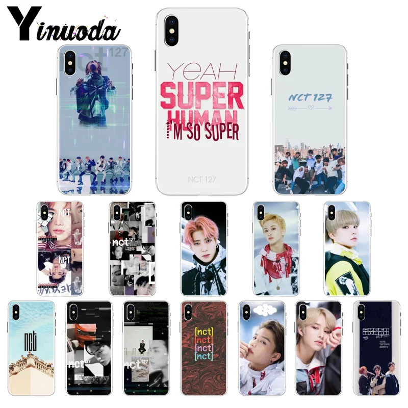 Для iphone 11 мы сверхчеловек Nct 127 Прозрачный чехол для сотового телефона Apple iPhone 8 7 6 6S