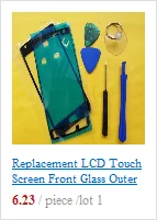 eplacement lcd Передний сенсорный экран стеклянный Внешний объектив для samsung Galaxy S2 D710