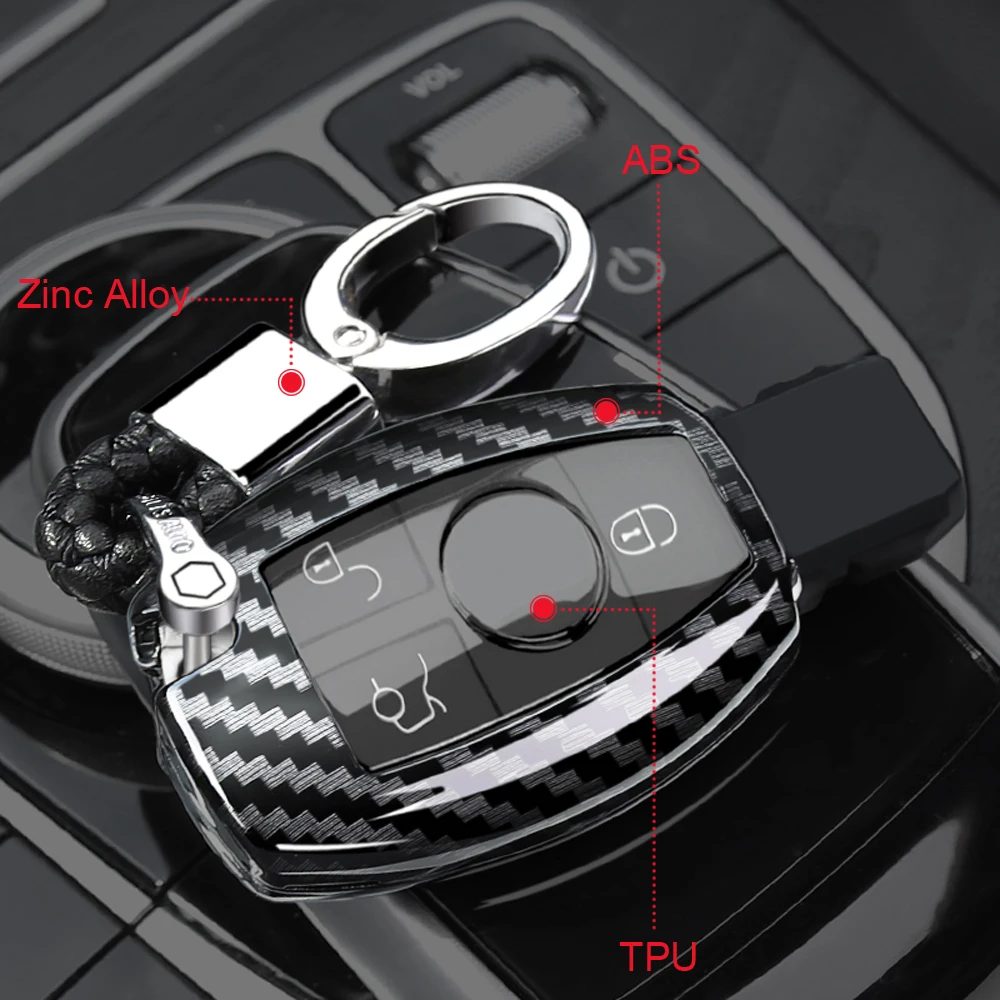 High-grade Quality ABS Smart For Mercedes benz W210 W211 W212 W124 W176 W202 W203 W204 W205 Remote 2/3 Buttons Car key case Pad