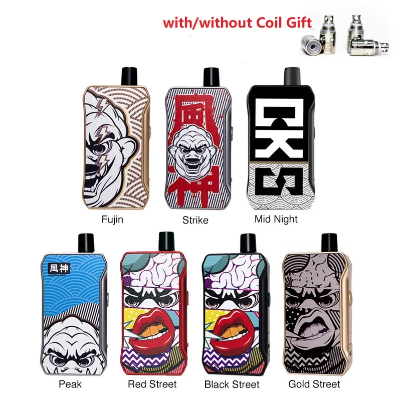 

NEW CKS Junior Pod Starter Kit with 1000mAh Battery & 0.6hm Coil & 3ml Pod & 3-Level Voltage Adjustment E-cig Kit Vs Drag Nano