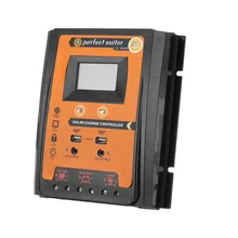 PVSC1124 50A/70A 12V24V панель солнечных батарей с зарядным устройством и регулятор разряда двойной USB выход ЖК-дисплей ШИМ
