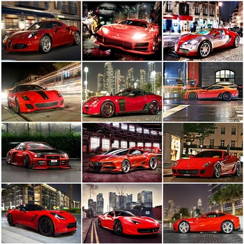 

EverShine Diamond Painting Car Full Square Diamond Embroidery Scenery Picture Of Rhinestone Mosaic Sale Cross Stitch Home Decor