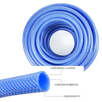 

20-meter explosion-proof sea-blue pipe for car wash and garden water 4 sub-pipe R-2420