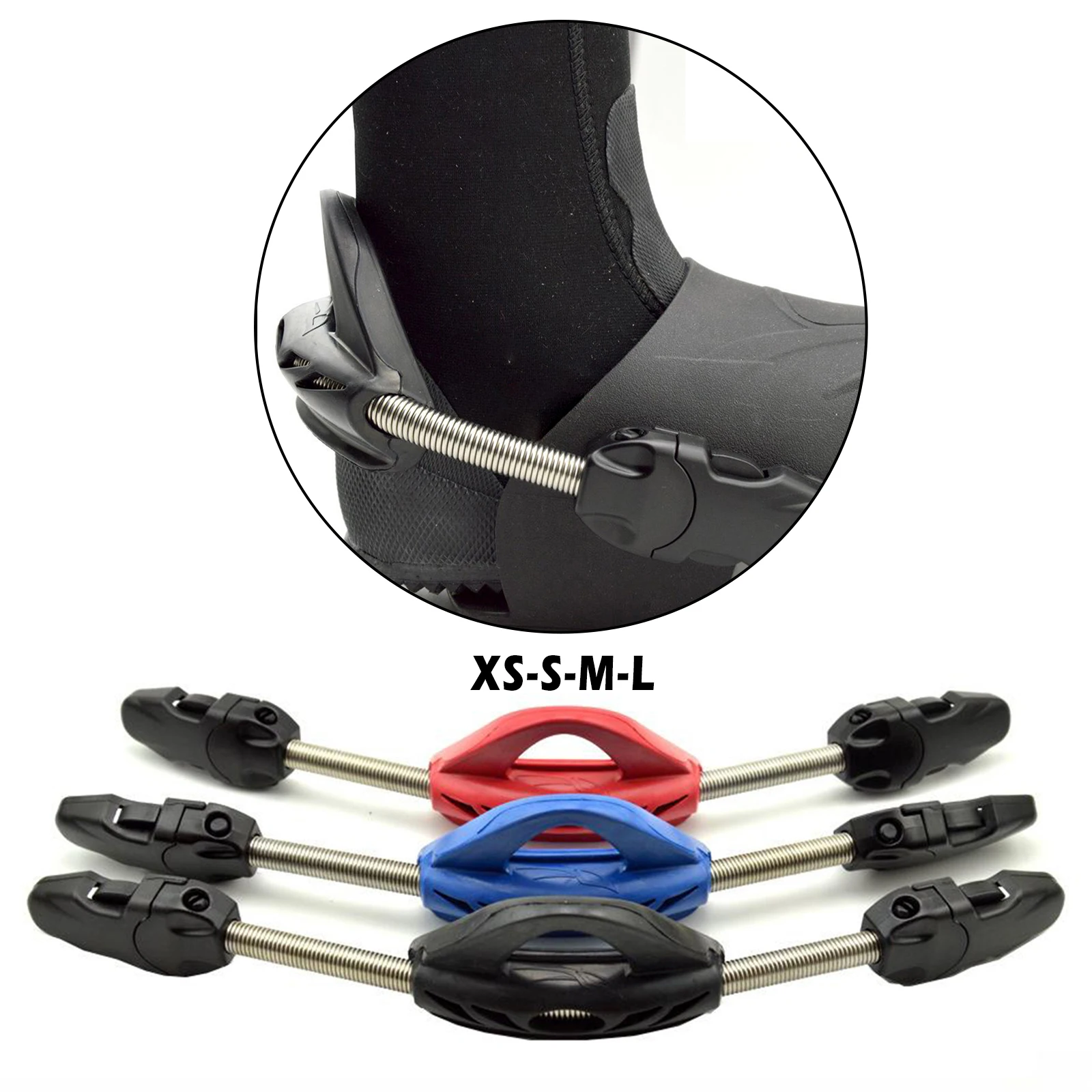 Diving Fin Spring Heel Strap Replacement Dive QR Non Slip Straps