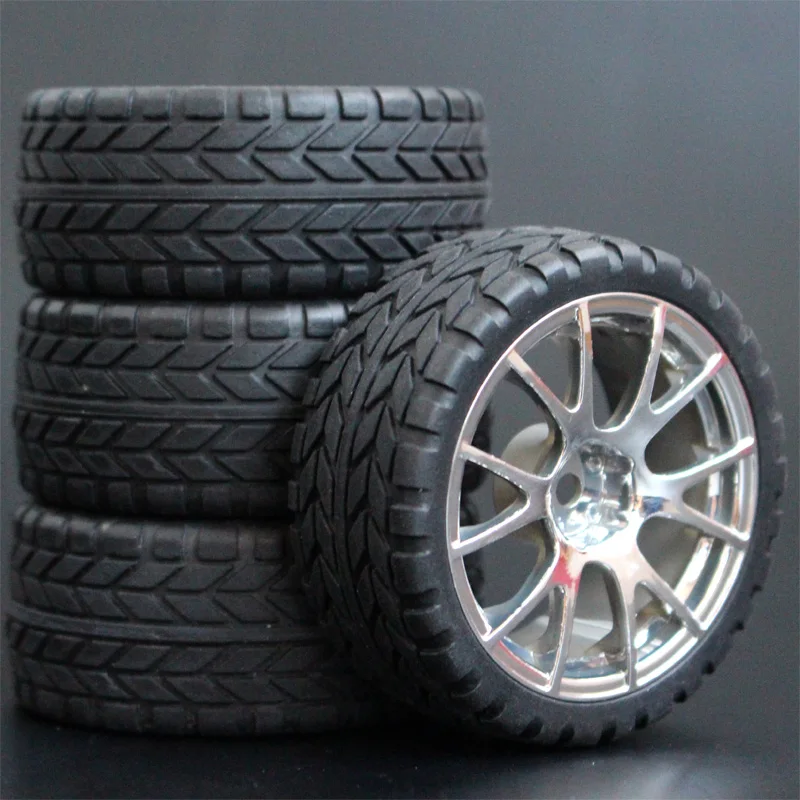4 шт. 26 мм Резиновые Покрышки RC и колесные диски Hex 12 для 1:10 HSP HPI Sprint 2 Drift RS4 на дороге