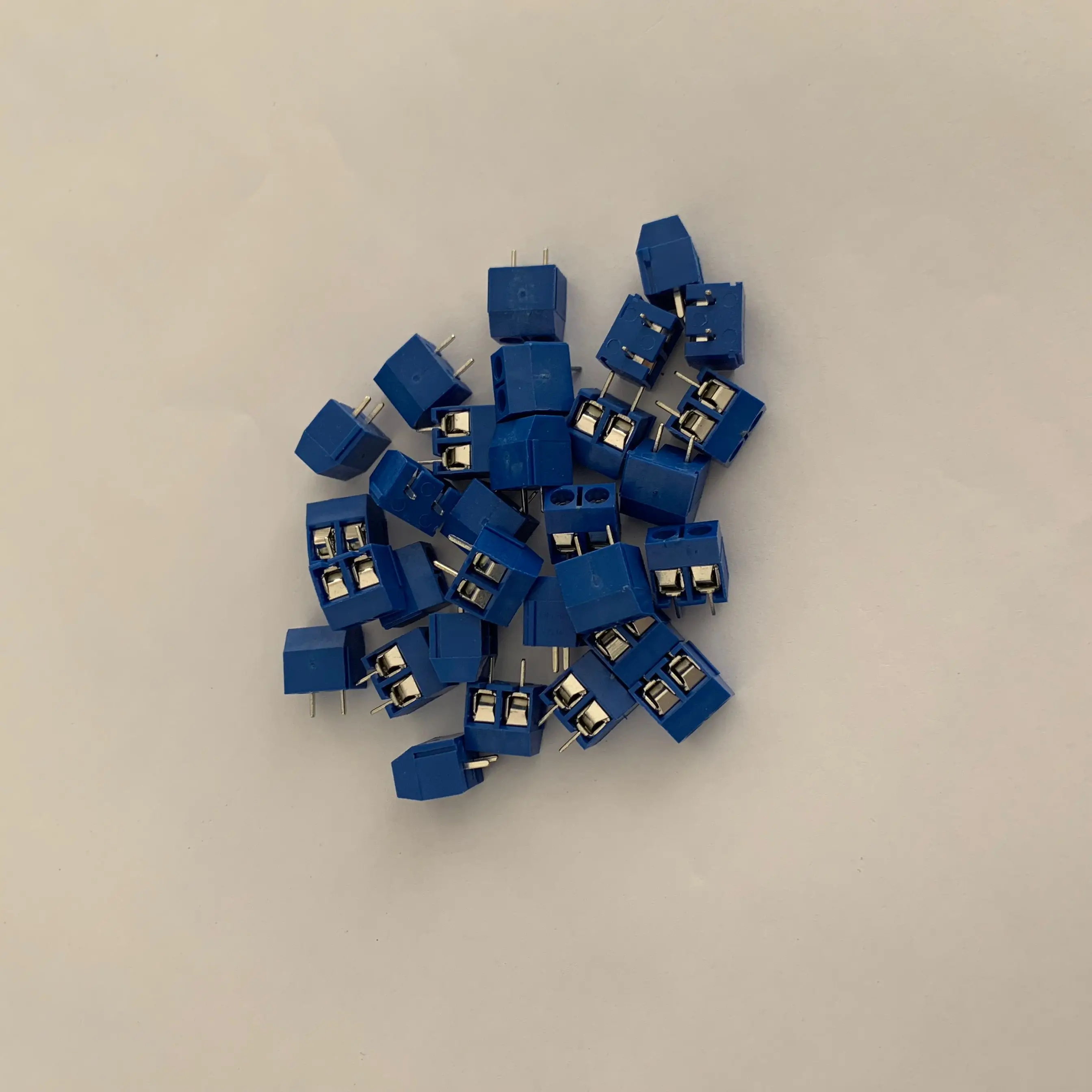 10 stks New kf301-2p 5.08mm Blue Connector terminal Blue screw terminal Connector 