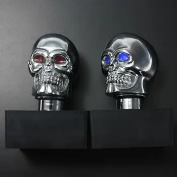

Universal High Quality 80MM / 3.15Inches Internal Diameter Cars Chrome Skull Auto Manual Gear Stick Shift Knob Lever