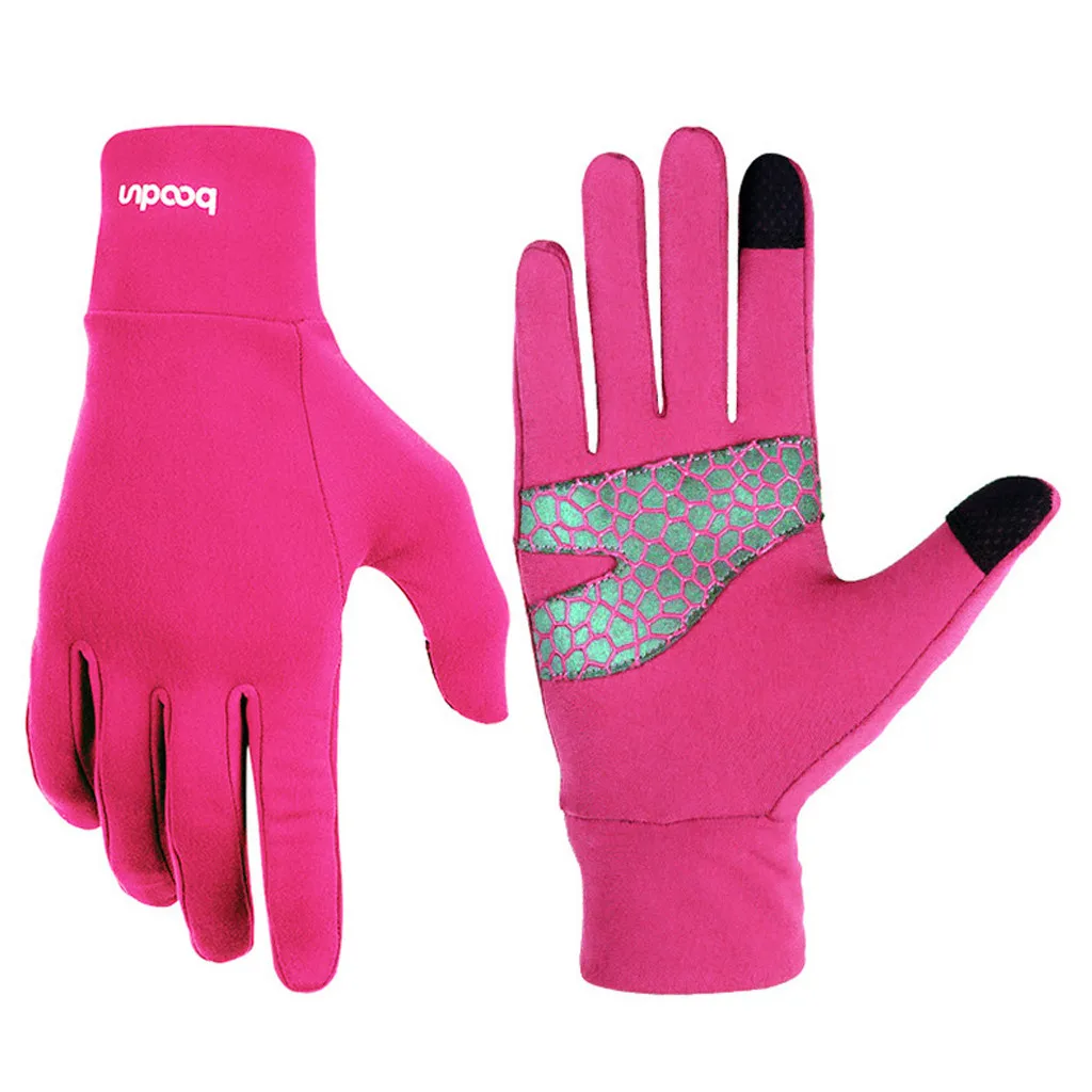 HT Unisex Touchscreen Winter Thermal Warm Cycling Bicycle Bike Ski Outdoor Camping Hiking Motorcycle Gloves Sports Full FingerA1021 - Цвет: HT