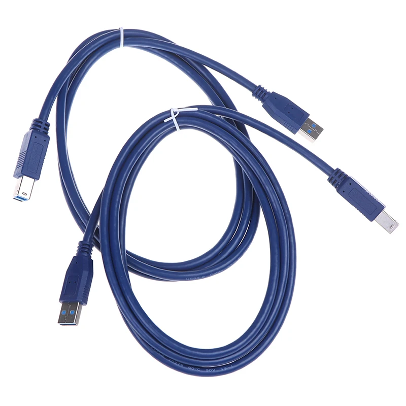 USB 3,0 A Male AM к USB 3,0 B Тип Male BM Удлинительный кабель для принтера USB3.0 кабель для сверхскоростной печати