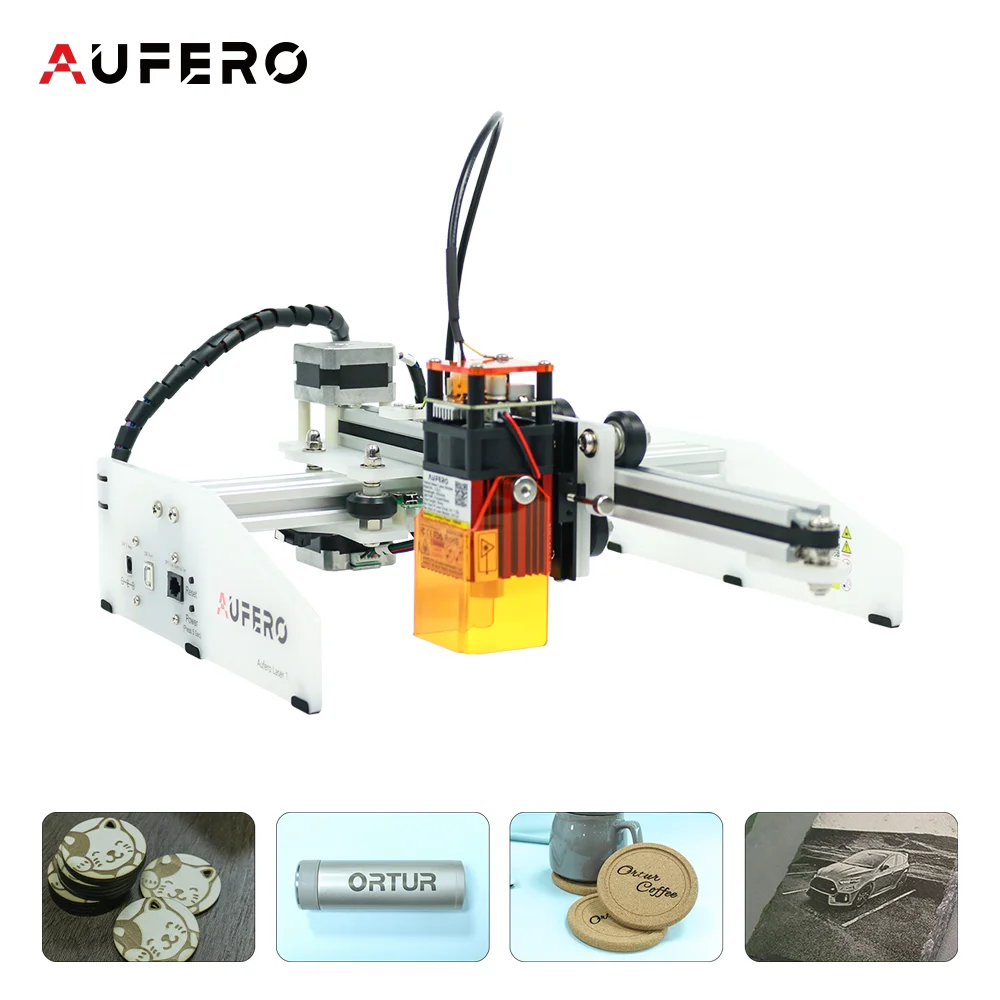 Aufero AL1 CNC Laser Engraving Machine 1600mW 5500mW 18*18cm DIY Easy Installation Connect to computer Support GRBL |