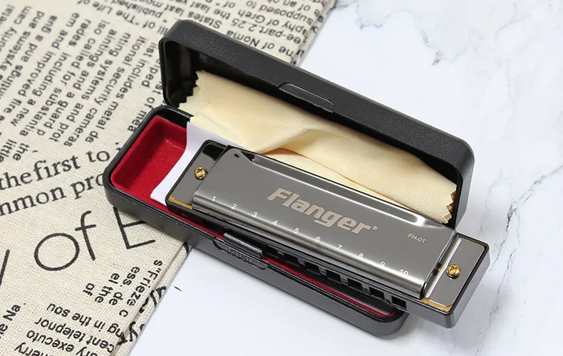 Flanger/Flageboiler C Tune Blues инструмент Брюс десять отверстий для взрослых студентов детская Губная гармошка для начинающих