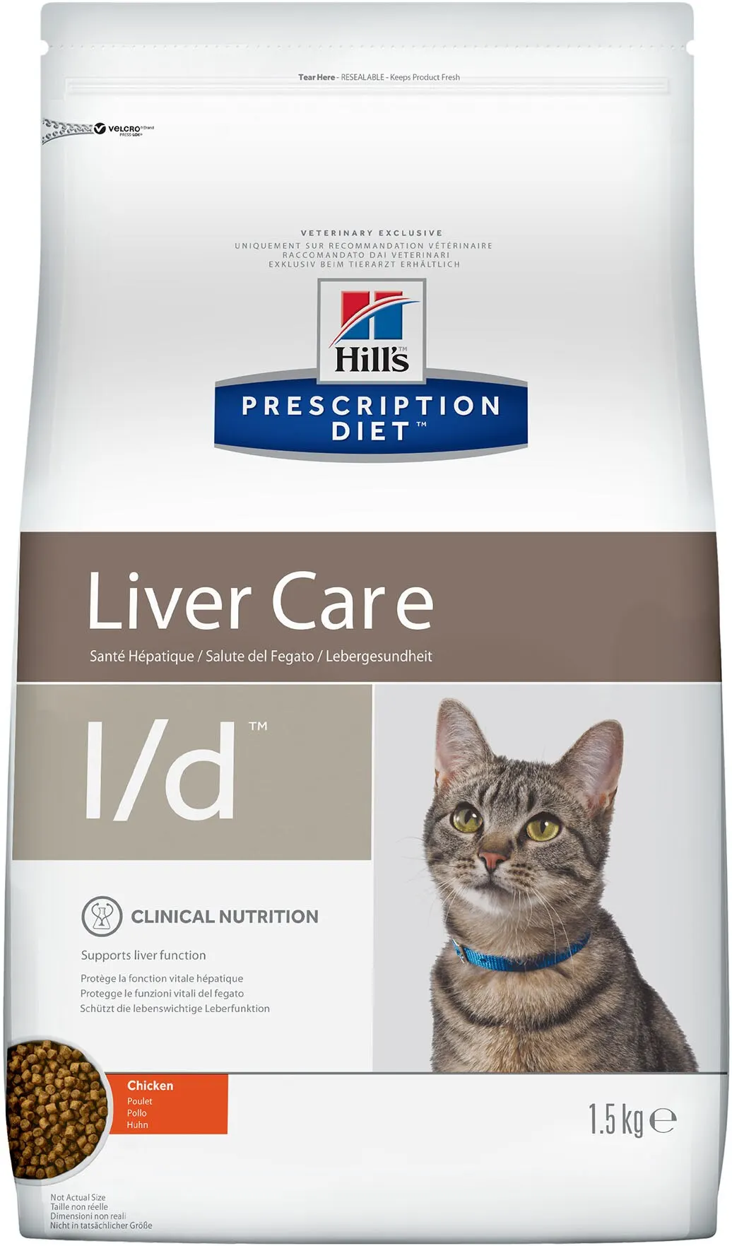 Hill's Prescription Diet l/d Liver Care корм для кошек диета поддержания здоровья печени 1 5 кг |