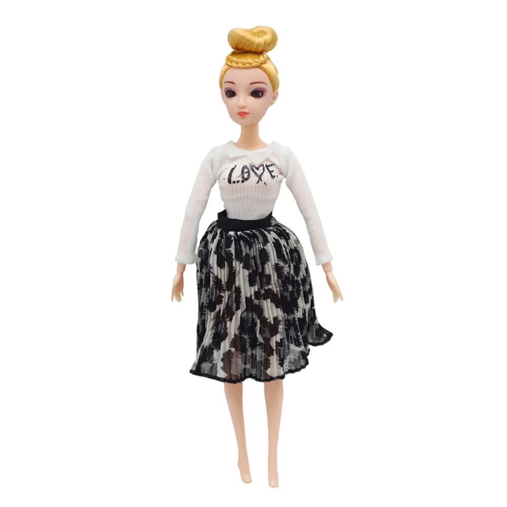 1 кукольная одежда модное платье Повседневная одежда юбка вечерние платья блузка брюки для куклы Барби аксессуары милая девочка малыш игрушка