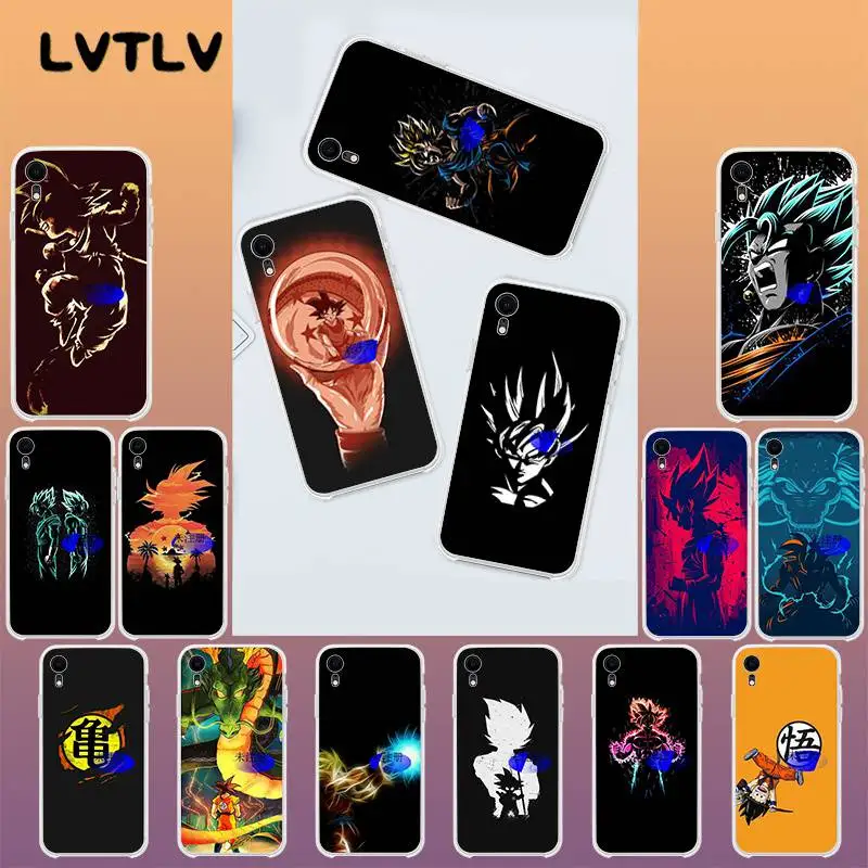 LVTLV DRAGON BALL Z Super Saiyan God Son Goku Custom Photo Soft Phone Case for iPhone 11 pro XS MAX 8 7 6 6S Plus X 5 5S SE XR | Мобильные