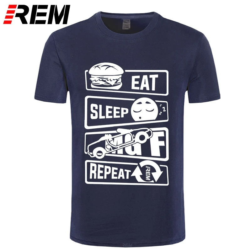 Eat Sleep MG F Мужская футболка Motorholics | одежда