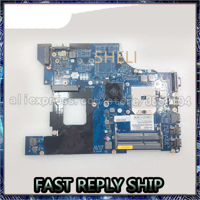 Материнская плата SHELI 04W0417 11S0B50850Z для ноутбука Lenovo ThinkPad Edge E535 QALEB LA-8124P FS1 DDR3 с