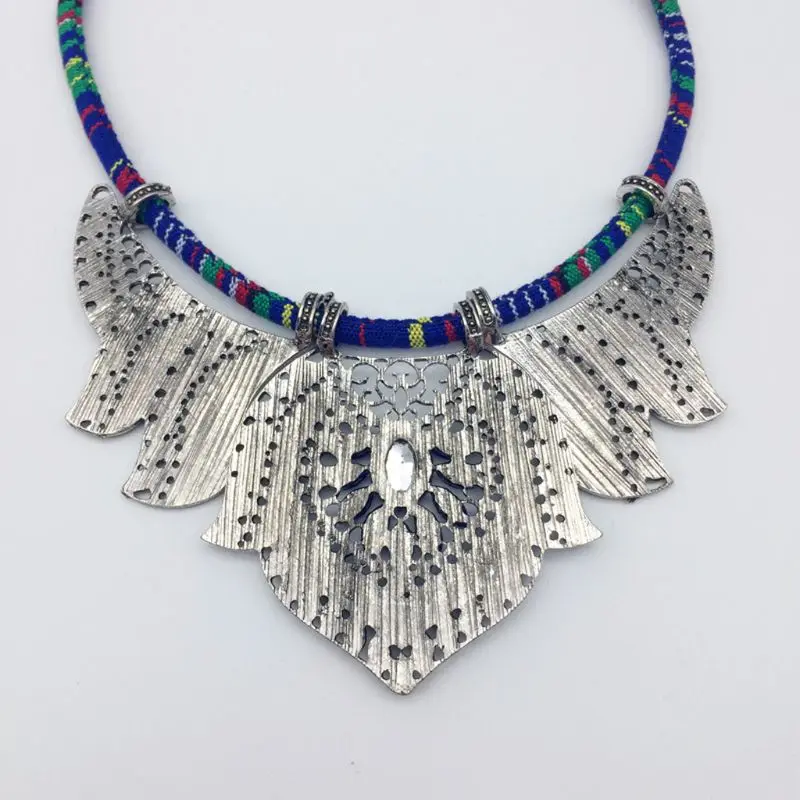 Массивный нагрудник себе крутящий момент богемные индийские африканские египетские племенные ожерелья индивидуальные украшения на шею женский подарок