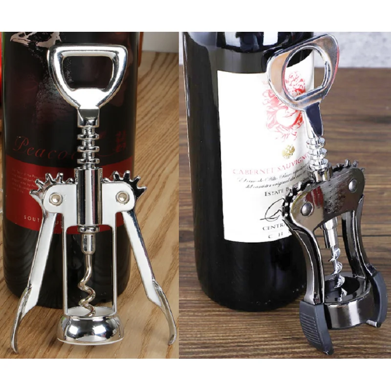 High Quality Portable Zinc Alloy Red Wine Corkscrew Multi Function Beer
