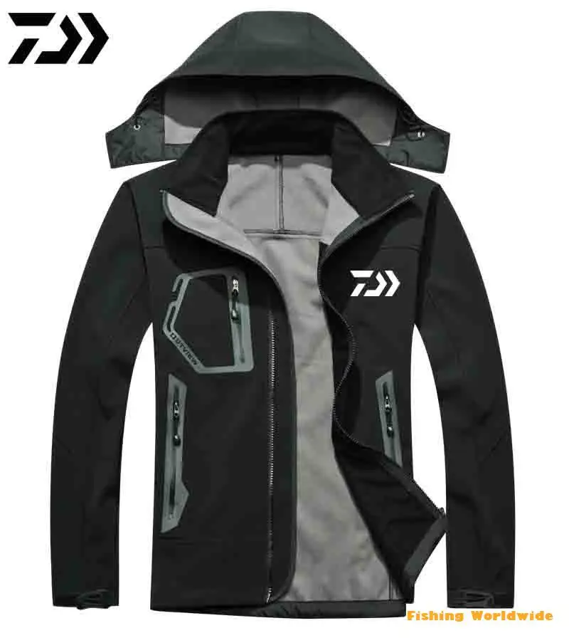 

DAIWA DAWA Fishing Clothing Men Breathable Outdoor Sports Windproof Waterproof Fishing Clothes Solf Shell Fishing Coat Jacket