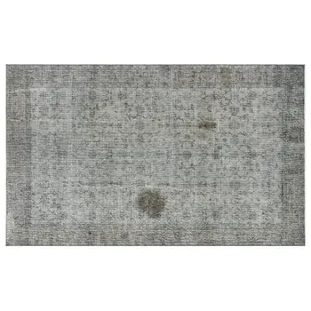 

Handmade Gray Vintage Overdyed Turkish Area Rug 159x260 Cm-5'3''X8'6''