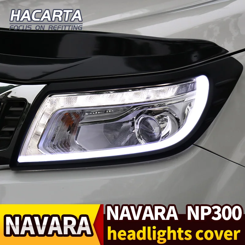 Налобные фонари для NAVARA NP300 лампы крышка передней светодиодный светодиодными